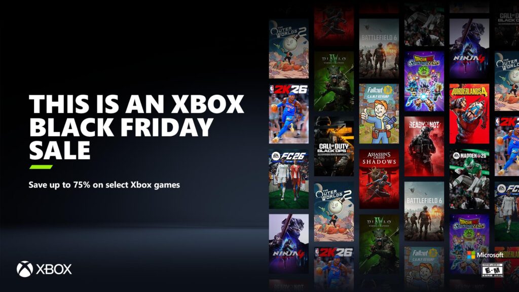Black Friday 2025 di Xbox